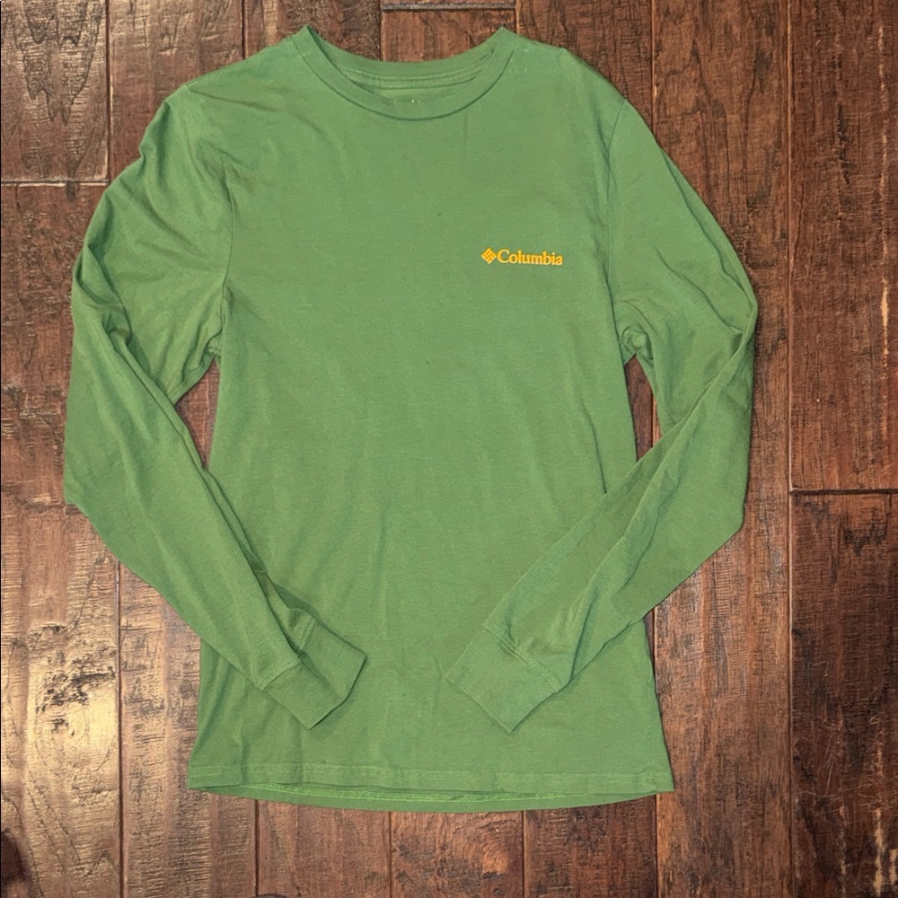 Men’s Columbia Green Long Sleeve Graphic Tee